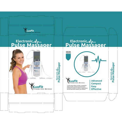 tens unit product box design デザイン by doby.creative