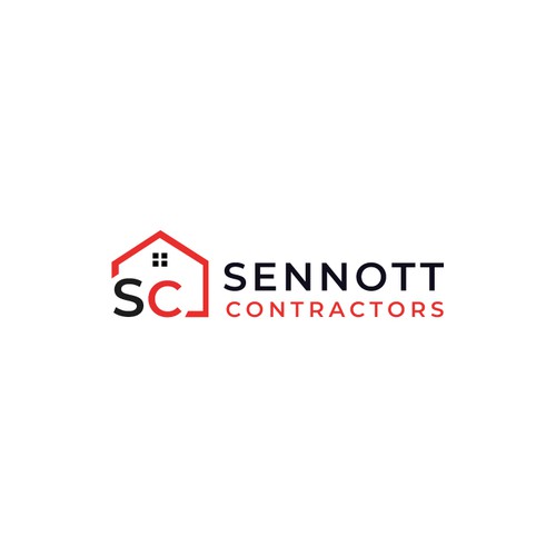 Bold, easy to read logo for construction company specializing in exterior renovations Design by Ashik99d