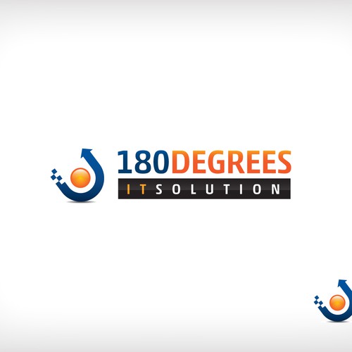 New logo wanted for 180 Degrees IT Solutions Réalisé par astun