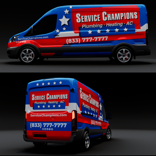 Van Wrap For Service Company Design by TANSA ART