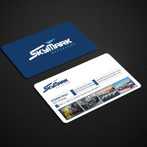 Need business card redesign for Aircraft Truck Fueling company Design by VIVID_Design.