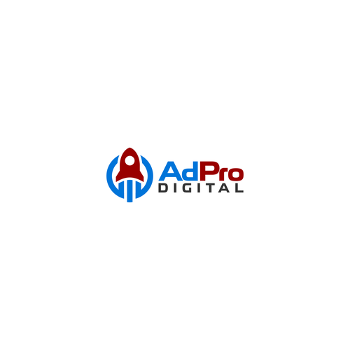 AdPro Digital - Logo for Digital Marketing Agency Design by -[ WizArt ]-