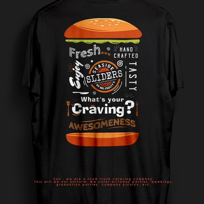 T-Shirt design for our Food Truck Catering Company | T-shirt contest