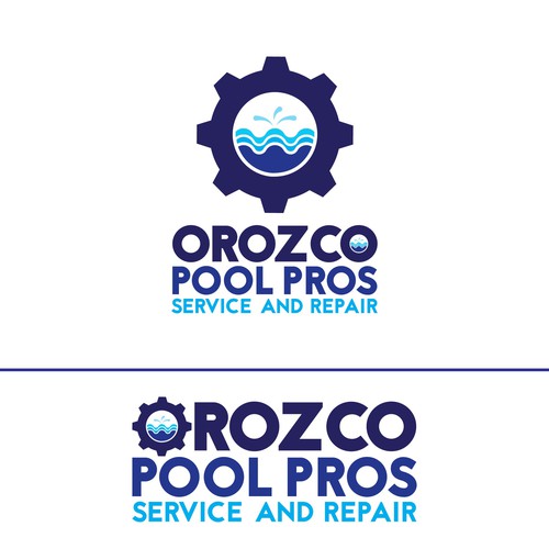 I'm looking for a Pool Service and Repair logo that's bold and easy to remember. Réalisé par sigei