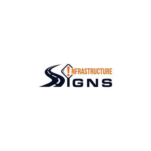 Designs Infrastructure Signs Construction/Sign Company Logo