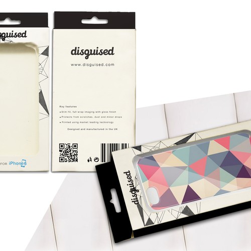 Create modern & stylish phone case packaging for high-end phone case company "disguised" Design by giuls.t