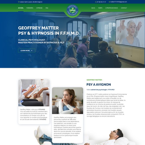 Web page design contest entry by Angona