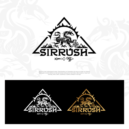 "Sportswear brand is looking for a logo - sportmerk zoekt nieuw logo (mythologisch beest)" ganador 