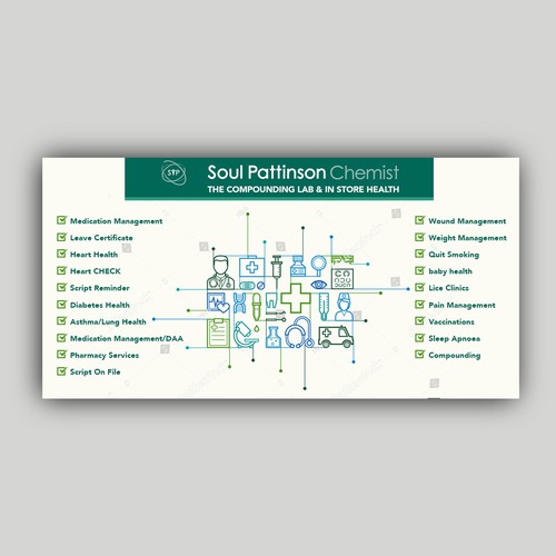 Compounding Pharmacy Signage Design von allMarv