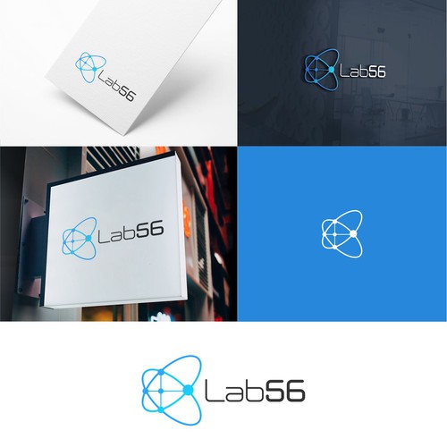 Sleak modern logo for a technology lab-ontwerp door ≈ w e r n o ≈