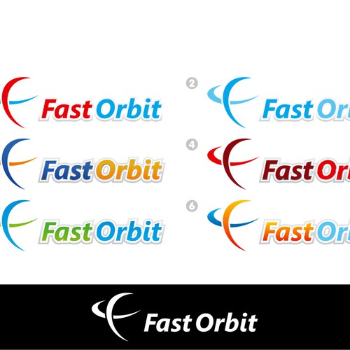 logo for Fast Orbit, LLC Design by ping!