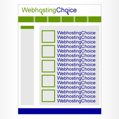 Redesign WebHostingChoice.com Design by Asim Kumar