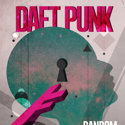 99designs community contest: create a Daft Punk concert poster Diseño de Alis