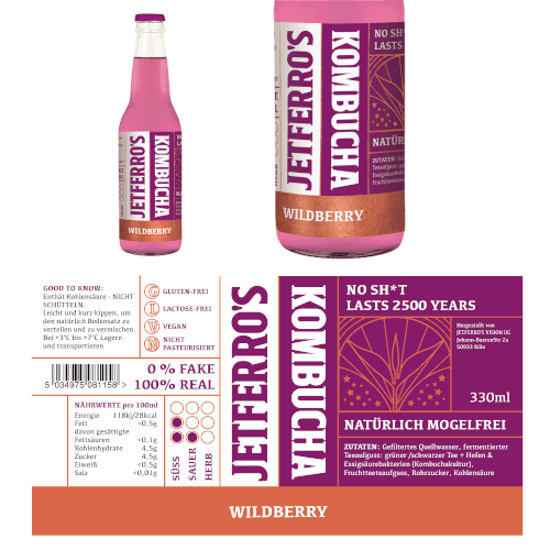 Product label contest entry by Super Sweet Design