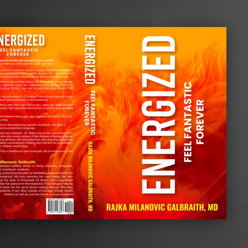 Design a New York Times Bestseller E-book and book cover for my book: Energized Réalisé par icon89GraPhicDeSign