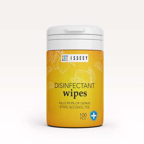 Product Label Design for "Disinfectant Wipes" Design by Gergana ®