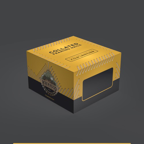 Dare to Impress: Design a Modern and Sleek Nail Box Packaging Design by Muhiuddin99