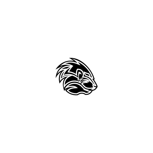 ➤ TIGER HEAD LOGO (Black) Design by drufride