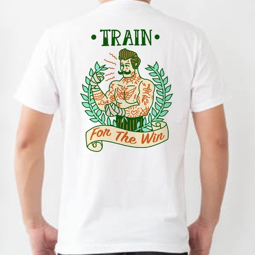 Artistic T-shirt design - simple and fresh. Design by gajah-gajah