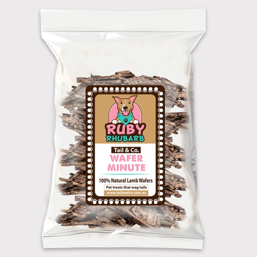 Ruby Rhubarb new product Labels Design by AmHa