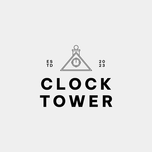 Design best logo for a new cafe & cocktail bar in clock tower. Diseño de differentspecies