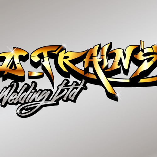 Create a graffiti masterpiece for dtrains welding | Logo design contest