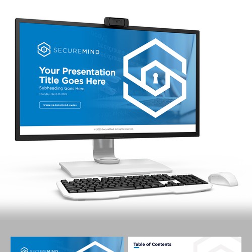 PowerPoint template contest entry by Wisden