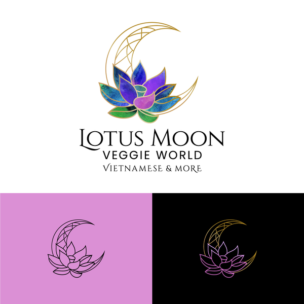 Lotus Moon Veggie World logo