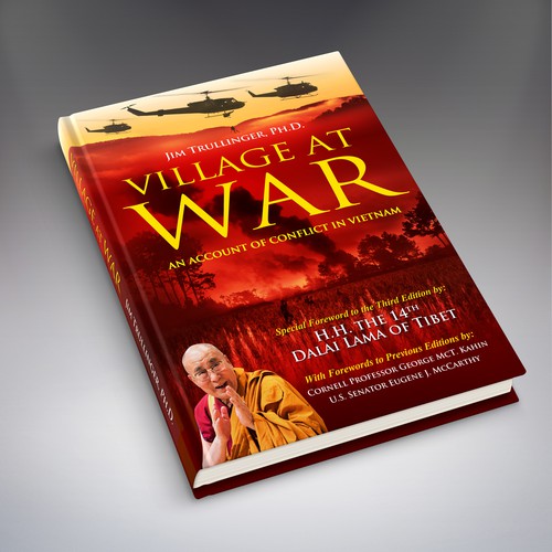 Cover for Third Edition of Classic Work on the Vietnam War. Special Foreword by H.H. the Dalai Lama. Design réalisé par Rav Astra