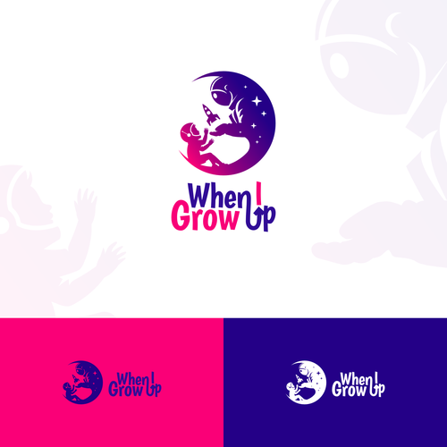 When I Grow Up Logo Design by LeoMarco