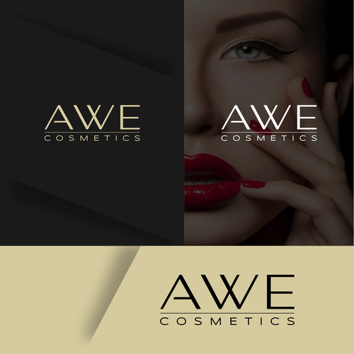 Awe Cosmetics - create a logo that visualizes a breathtaking moment and pure beauty Design by Direwolf Design