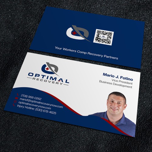 Optimal Recovery Business Card Design by Xclusive16