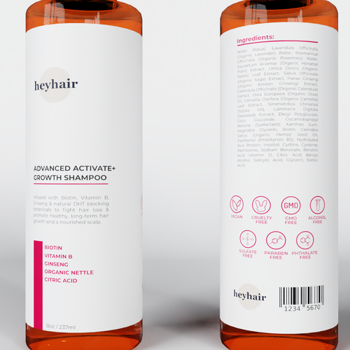 Minimalistic Package Branding Design for a Cosmetic Hair Care Line - ONE PRODUCT Design by babibola