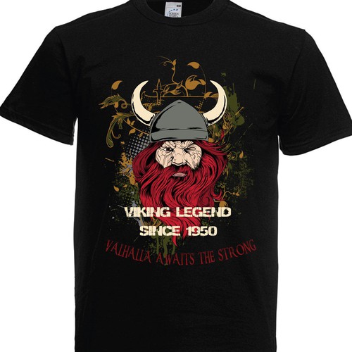 Design Viking T-Shirt Template | T-shirt contest