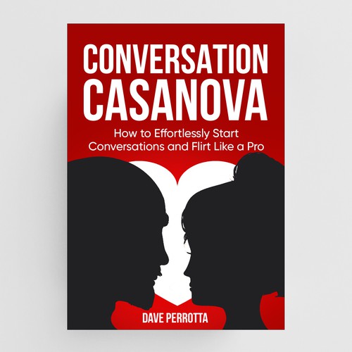 Powerful book cover for a top dating advice book for men Design by Aziel Design