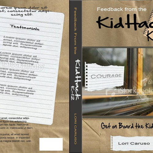 Help Feedback from  the Kidhack  K-12 by Lori Caruso with a new book or magazine cover Réalisé par VortexCreations