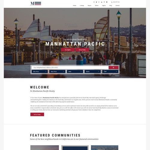 L.A. Manhattan beach properties website needed WordPress theme