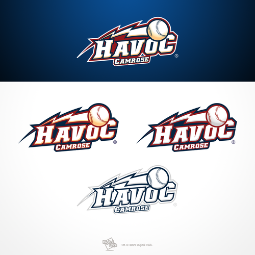 wreak some HAVOC with a softball team logo design Logo design contest