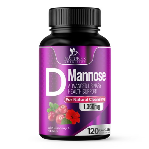 Design Colorful D-Mannose Design Needed for Nature's Nutrition por UnderTheSea™