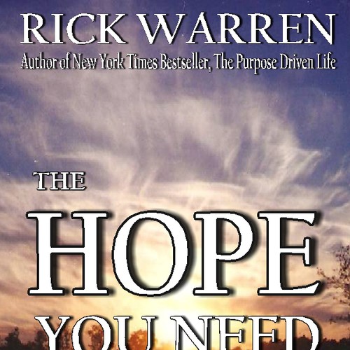 Design Rick Warren's New Book Cover Design réalisé par rjlyle