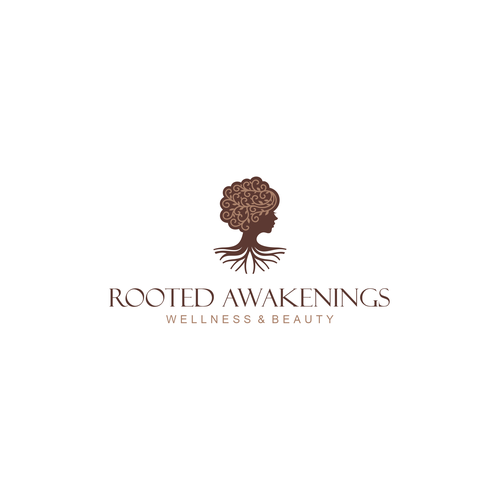 Logo to help empower women in self care to holistically reverse hair loss issues Design by Giovani.M