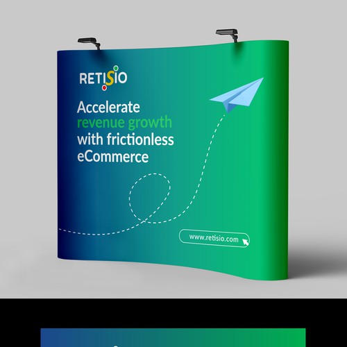 Design a fantastic tradeshow booth for enterprise SaaS company / eCommerce platform Design by dezignedge*