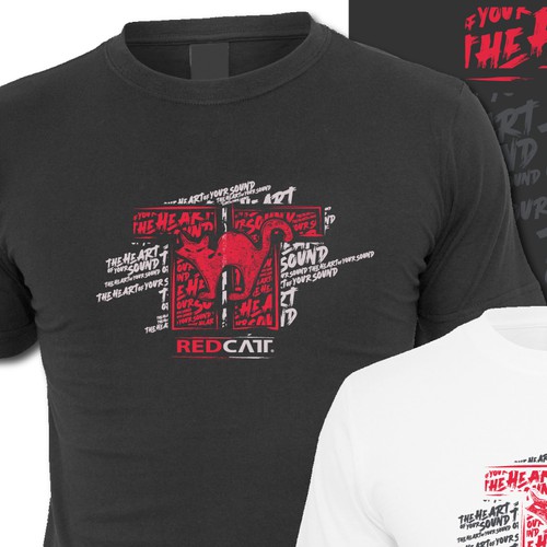 T-shirt design for audio brand Design by NANOSstylz