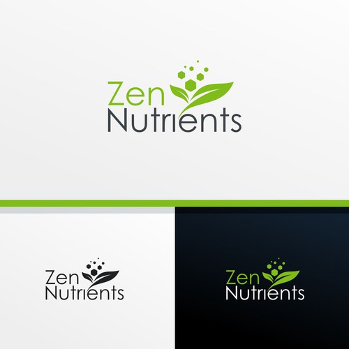 When science and nature collide.....need a modern zen nutrients supplement brand logo. Design by Vera™