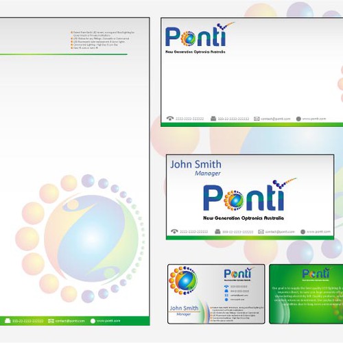 Design by ikhsanxero titled "Help Ponti New Generation Optronics Australia with a new print or packaging design"