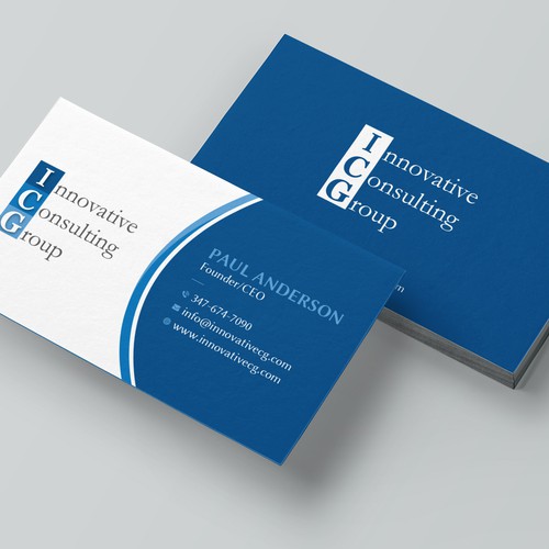 ICG Business Cards Design by Brandmaker artist