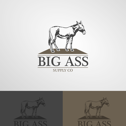 On the hunt for the best damn donkey and logo design ever Design by JairOs