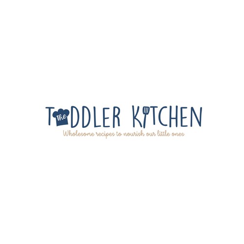 Fun logo for a food blog company focused on toddler and family nutrition and recipes.-ontwerp door meryofttheangels77