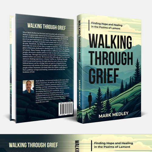 Book Cover: "Walking Through Grief" Guaranteed Winner! Design by Hisna