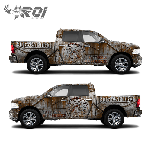 Monster Full Truck Wrap